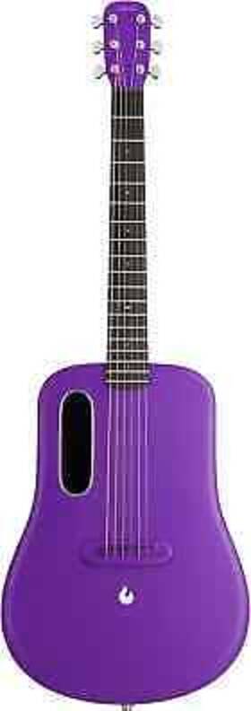 L9210005 Lava Music Me 4 36 Inch With Airflow Bag Carbon Fibre Series Purple Finish