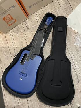 Me2fb Lava Music Me 2 36 Inch Freeboost Acoustic-electric Guitar With Ideal Bag Blue
