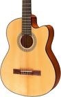 Lc100ce Lucero Cutaway Classical Guitar Natural Mc 656238012713