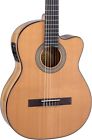 Lc235sce Lucero Exotic Wood Classical Guitar Natural 656238034333