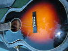 Lh200-fe3 The Loar Electric Parlor Size Guitar Hard Case Extras Excellent