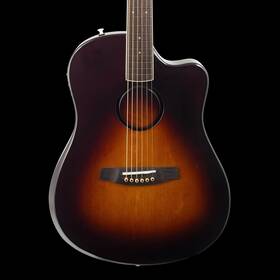 Aeg-1 Lr Baggs 897042003027 Sunburst Acoustic Electric Guitar With Softshell Case