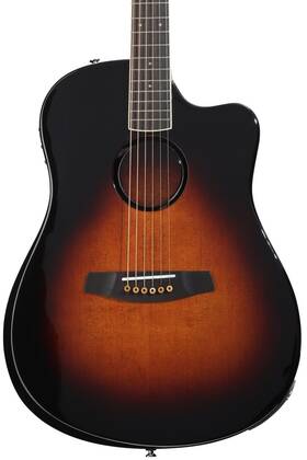 Aeg-1 Lr Baggs Acoustic-electric Guitar - Sunburst Sitka Spruce Top