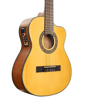Lg-rq2-e Lucida Iss12349 Pre-owned Requinto Acoustic-electric Guitar