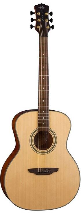 Luna 814064022553 Art Recorder Acoustic Guitar Natural Finish