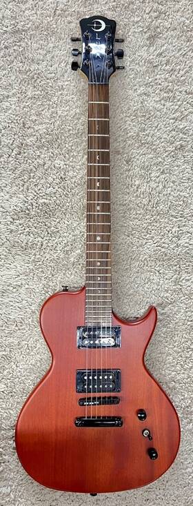 Luna 819998034955 Guitars Gypsy Neo Natural Single Cutaway Electric Guitar - Gypneonat