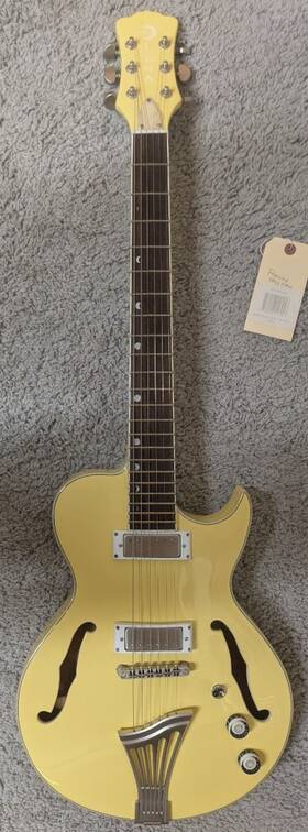 Athsun-010105589 Luna Ath Sun Athena Semi-hollow-body Electric Guitar Sunshine Yellow