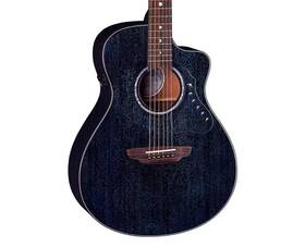 Luna Guitars 810102934437 Moonbird Folk Acoustic/electric Guitar - Midnight Blue Used
