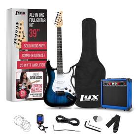 B082fpdpcq Lyxpro 39 Inch Electric Guitar Kit 20w Amp All Accessories Deluxe Starter Pack
