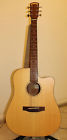 M-d1ce Morgan Monroe Acoustic Electric Cutaway Guitar Fishman Pickup