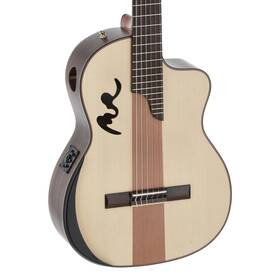 501.460 Manuel Rodr Guez .501.460 Rodriguez Caf Cortado Acoustic-electric Guitar - Indian Rosewood Satin