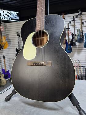 000-17el Martin Acoustic-electric - Black Smoke With Gig Bag And Plek D #783