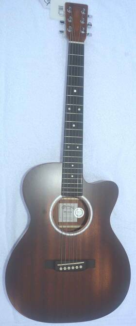 000cjr-10f Martin Streetmaster Fisher Electronics Cracks In The Side Body Case