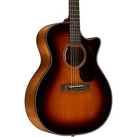 10cmcfglc24-035448 Martin Cs 18 Style Sitka Spruce Vts-flamed Tasmanian Blackwd Gp A/e Guitar Burst