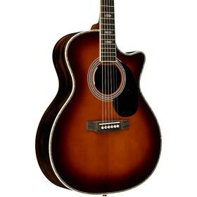 10cmdfglc24-031676 Martin Custom 41 Adirondack Spruce-ziricote Grand Performance A/e Guitar Ambrtne