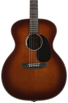 10y25gpeinceptionmaple Martin Gpe Inception Maple Acoustic-electric Guitar - Gloss Amber Fade Sunburst