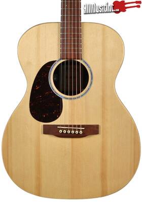 Martin 11000x2elbraz 000-x2el Brazilian Lefty Acoustic Electric Guitar