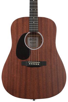 11d10el-01 Martin D-10e Road Series Left-handed Acoustic-electric Guitar - Natural Sapele