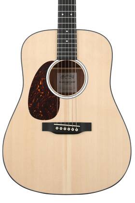 11djr10el-02 Martin D Jr-10e Left-handed Acoustic-electric Guitar - Natural Spruce