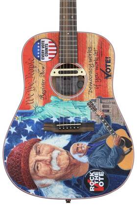 11y24rockthevote Martin D-11e Acoustic-electric Guitar - Rock The Vote