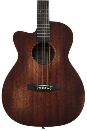 11y25000cjrestreetmasterl Martin 000c Jr-e Streetmaster Left-handed Acoustic-electric Guitar - Dark