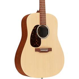 Dx2e Martin 729789669931 X Series Mahogany Left-handed Dreadnought A/e Guitar Natural