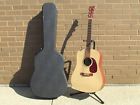 Martin Dxme Dreadnought Acoustic Electric Guitar Natural Finish Hard Case