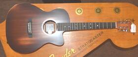 Jr.-10 Martin Oooc Acoustic/electric Fishman Side Body Damaged Need Repair