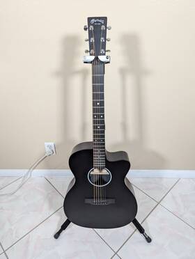 Omc-x1 Martin Acoustic-electric Guitar Black