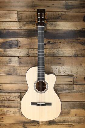 Oooc12-16e Martin Oooc12-6e Damaged - Nylon Acoustic-electric Guitar #r9428