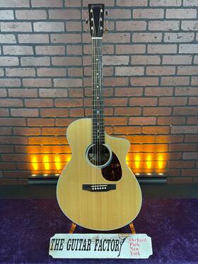 Sc13e-0310-u Martin Sc-13e Acoustic-electric Guitar - Natural With Dlx Bag