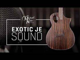 Michael Kelly 801128831770 Forte Exotic Java Ebony Acoustic Electric Guitar