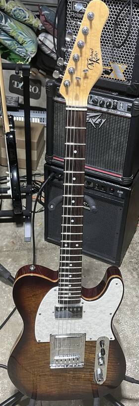 Michael Kelly 809164021803 1950s 53db Electric Guitar - Flame Maple