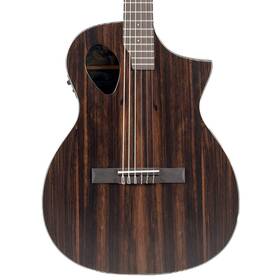 Michael Kelly 809164028093 Forte Port Nylon Java Ebony Classical Acoustic Guitar
