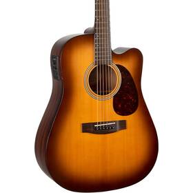 19788323 Mitchell 197881286323 Solid Spruce Top Dreadnought Mahogany A/e Guitar Edge Burst Rf