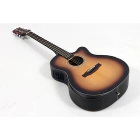 Mitchell 197881296438 Auditorium Torrefied Spruce Top A/e Guitar Edge Burst Ob