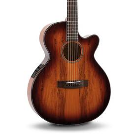 Mitchell 197881435097 Mx430 Spalted Maple A/e Guitar Whiskey Burst Rf