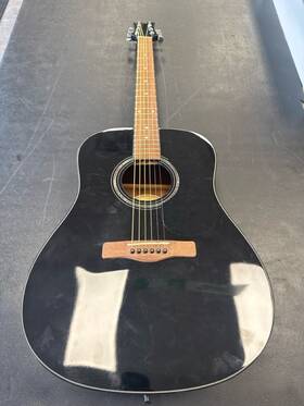 Pd4052748 Mitchell Guitars D120pkbk Electric Acoustic Guitar 6 String Right Handed