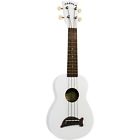 Mk-ss Makala Ukulele Guitar Dolphin Bridge Pearl White Excellent With Box