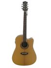 Mus-dnc-qa Luna Mus Dnc Qa Quilt Ash Dreadnought Guitar Blem Musdncqa