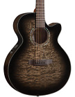 Mx420qabmbk Mitchell Grand Auditorium Guitar Midnight Black Finish