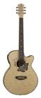 N-a Luna Fauna Series Butterfly Cutaway Guitar Natural 700987278880