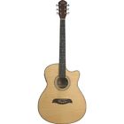 Oacefn Oace Auditorium Style Guitar Flame Natural 801128804293