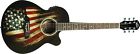 Og10ceflag-a Oscar Schmidt String Cutaway Guitar Usa Flag 801128955063