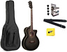 Og10ceftb-a Oscar Schmidt Black Burst Acoustic Electric Guitar With 709081376249