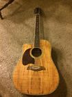Og2cesmlh Oscar Schmidt Dreadnought Guitar Spalted Maple Left Handed
