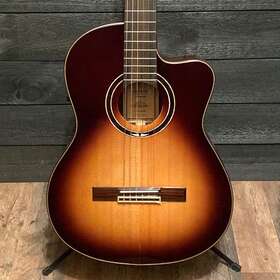 Rce158sn-hsb Ortega Guitars Nylon String Classical Acoustic Electric Guitar