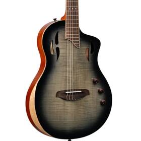 Ortega Rtpg-ls1 Tourplayer Thinline Acoustic-electric Classical Guitar Solid Spruce Top