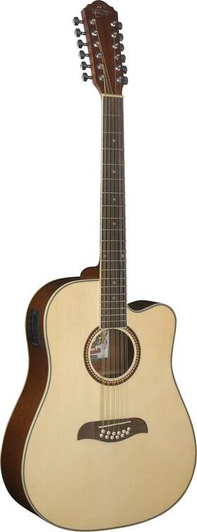 Od312ce-a Oscar Schmidt Dreadnought 12 String Cutaway Acoustic Electric Gui