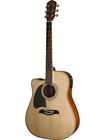 Og2celh-a Oscar Schmidt Acoustic Electric Dreadnought Size Left Handed Guitar